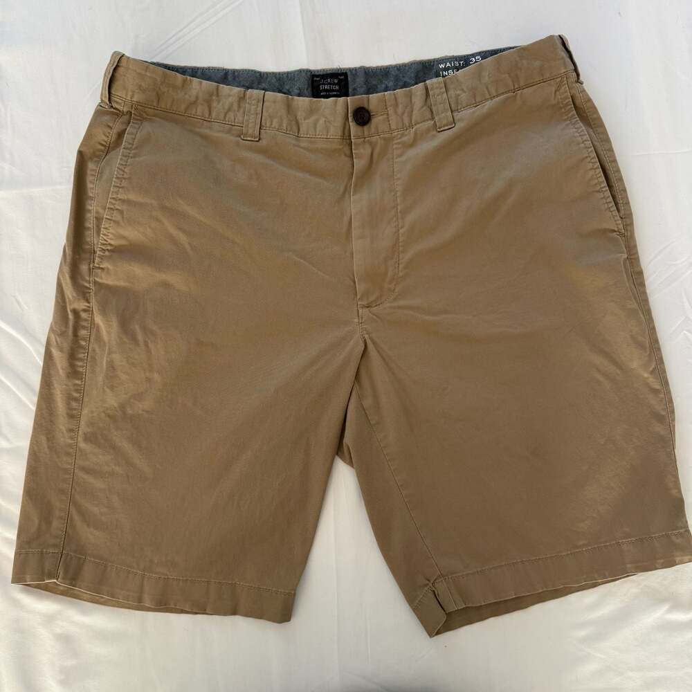 J.Crew Stretch Khaki Shorts Men's Size 35